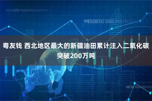 粤友钱 西北地区最大的新疆油田累计注入二氧化碳突破200万吨